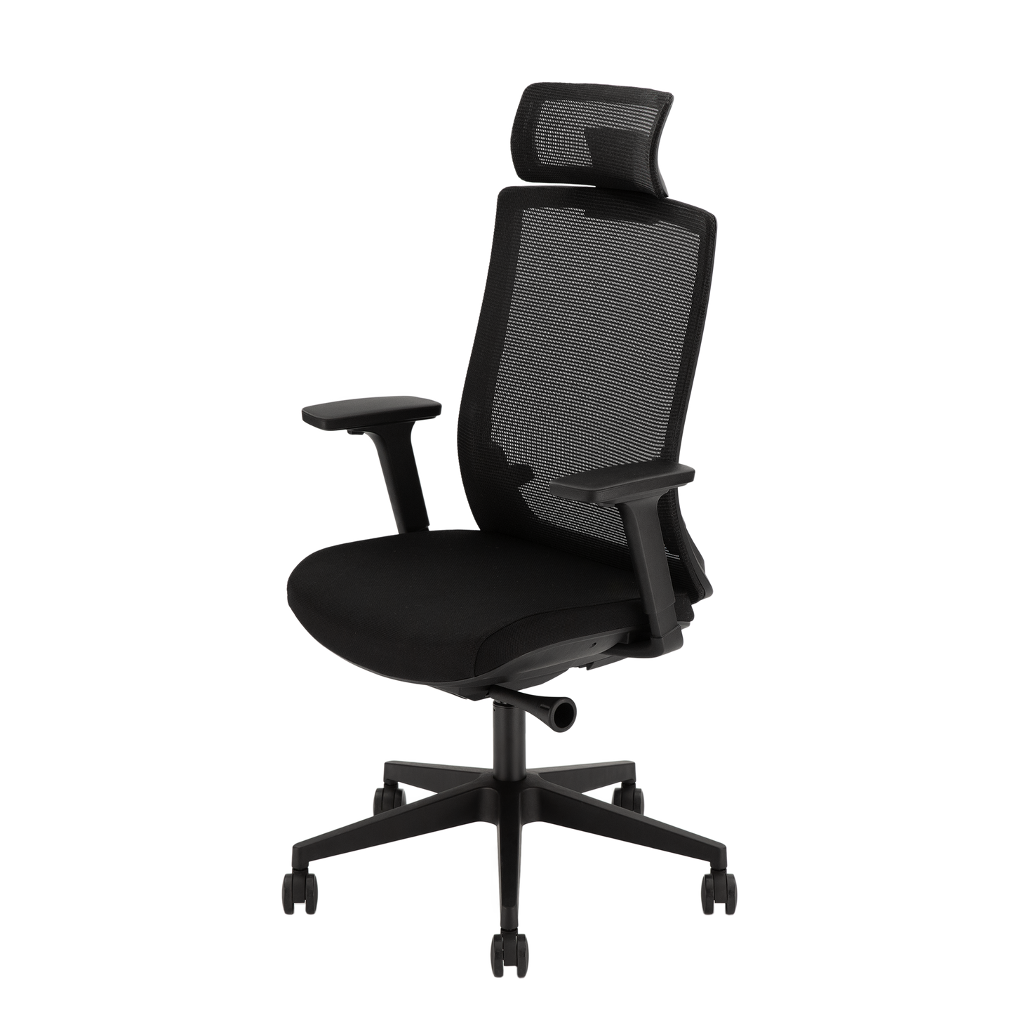 YOOS! Flow Workspace bureaustoel zwart zijkant ergonomisch NEN-EN-1335 normering 