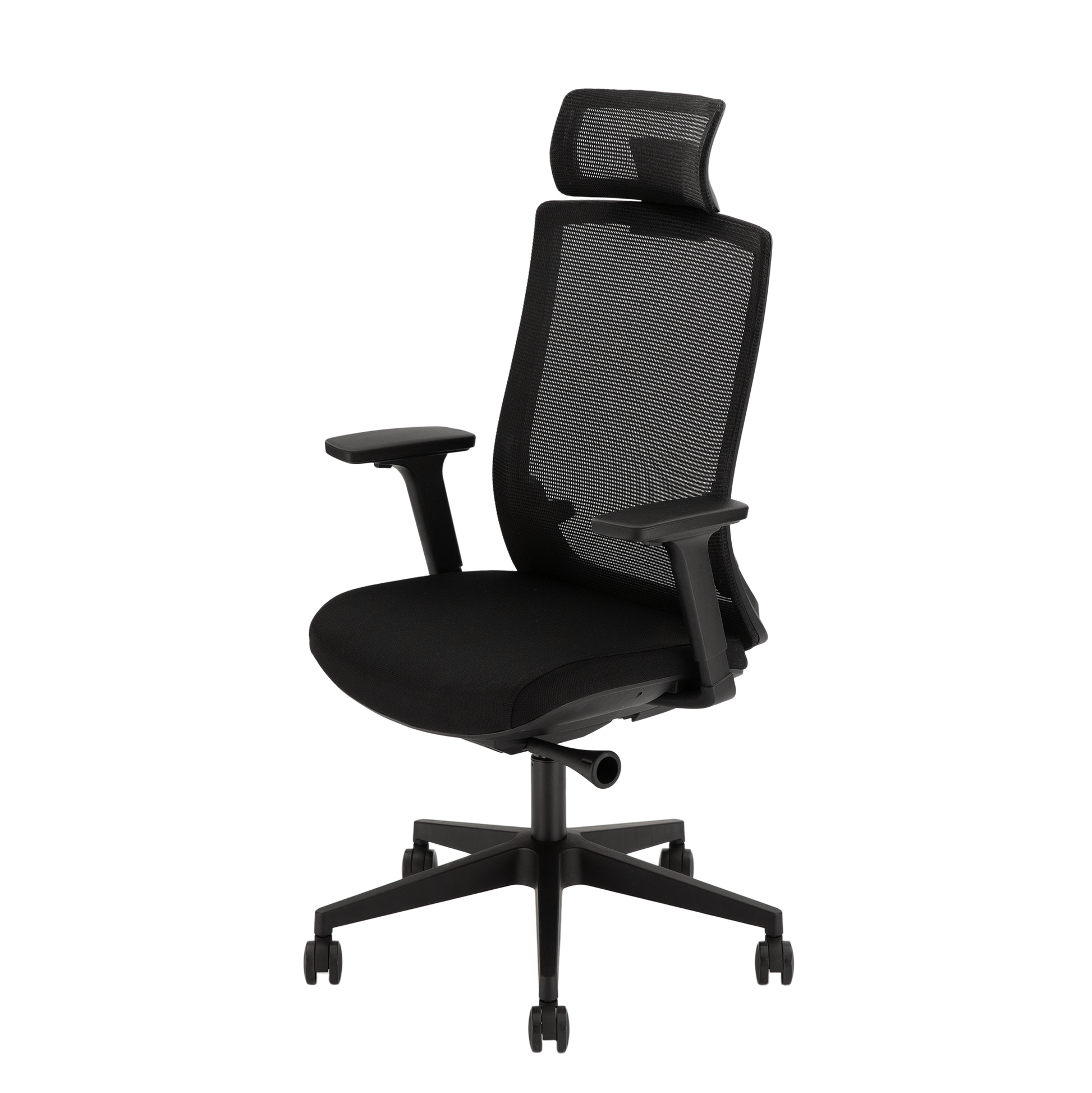 YOOS! Flow Workspace bureaustoel zwart zijkant ergonomisch NEN-EN-1335 normering 