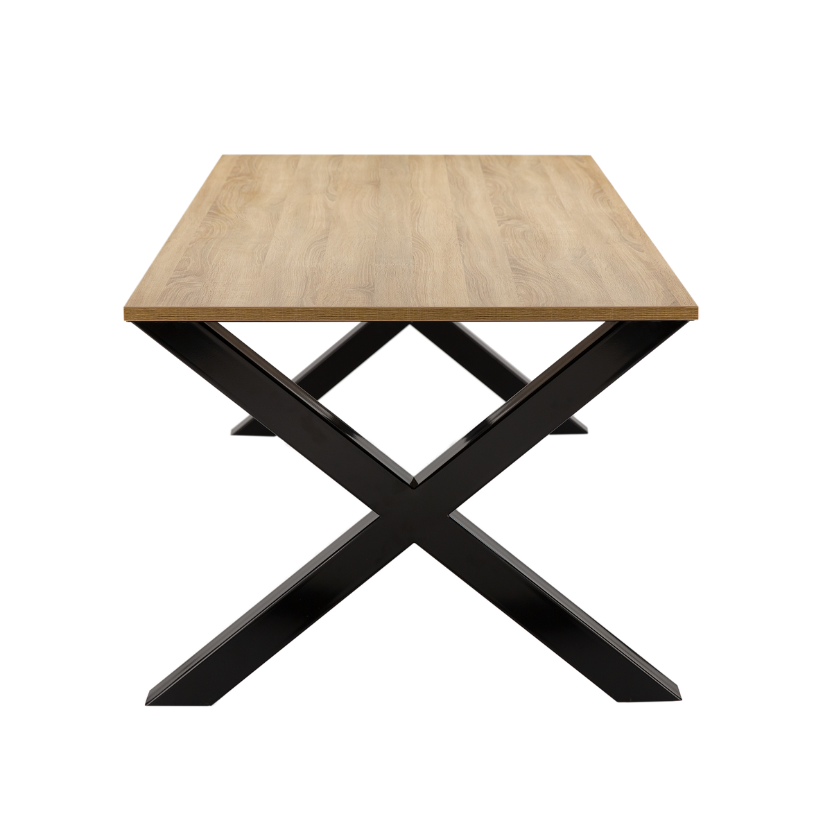 YOOS! kantoormeubelen vergadertafel X poot zwart