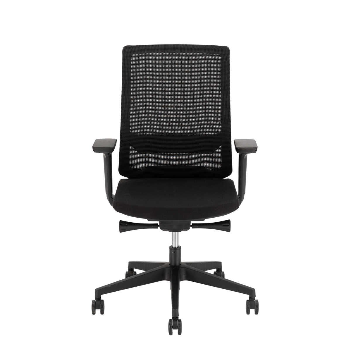 YOOS! Basic Workspace bureaustoel zwart voorkant NEN-EN 1335 normering